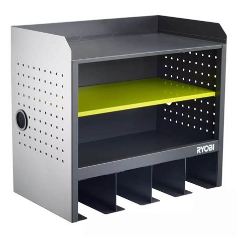 ryobi steel 3-shelf wall mounted garage cabinet in platinum|Ryobi Wall Mounted Steel Garage Cabinet in Platinum .